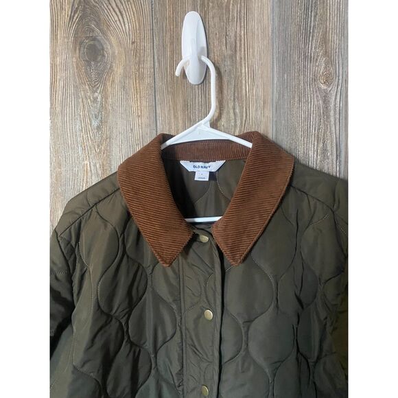 Old Navy Men's Patterned Puffer Coat Large - Picture 5 of 6